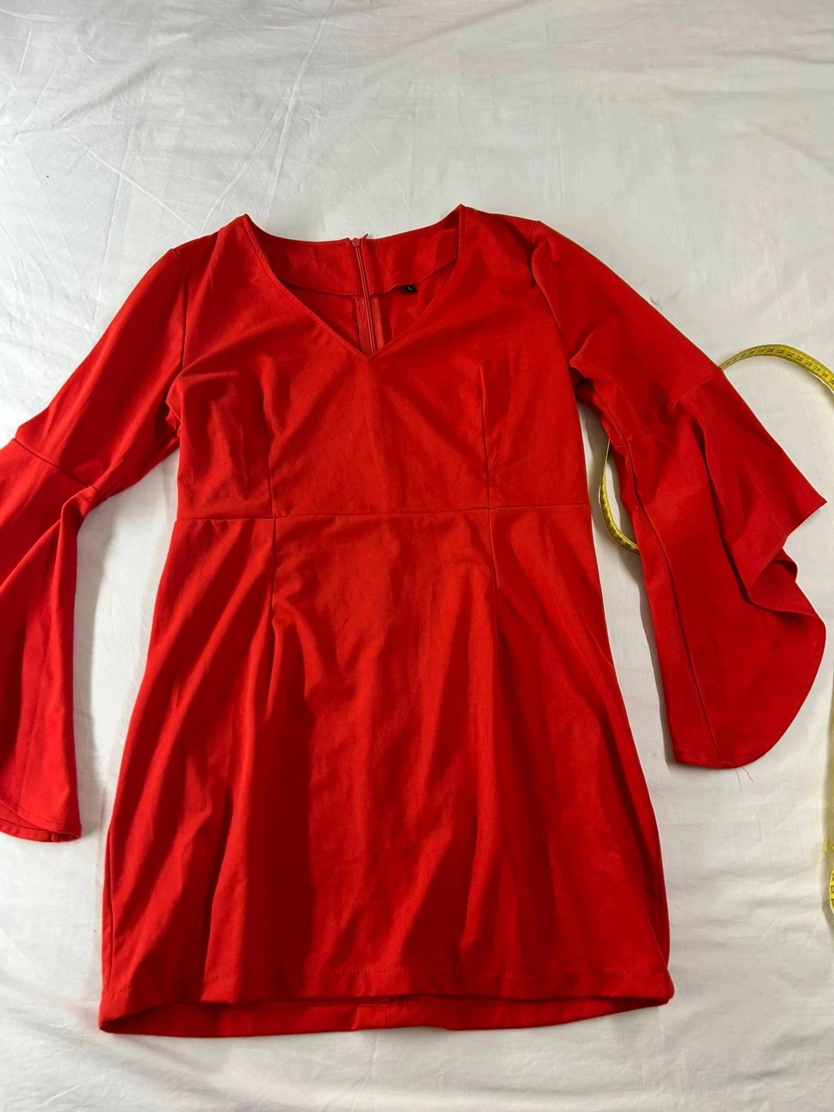 Vintage korte rode jurk – photo 2